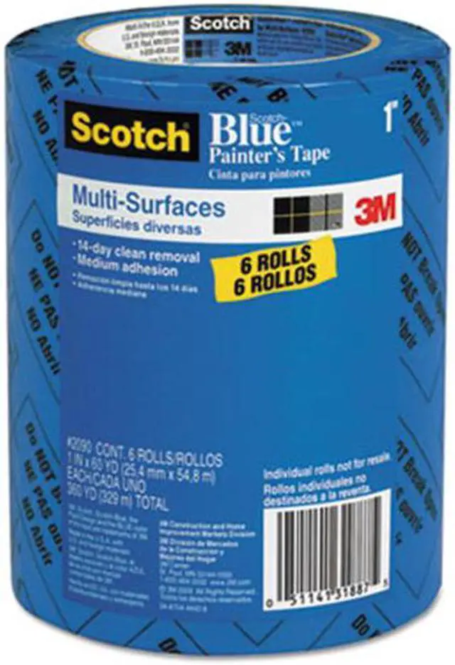 Main image of 3M-Commercial Tape Div 209024EVP Painters Masking Tape, 1 in. x 60 yards