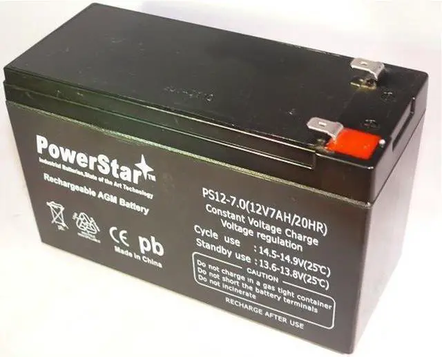 Alt view image 2 of 2 - 12V 7AH 8AH SLA Battery For WB1280F2 For UB1280, PS1280, WKA12-8F