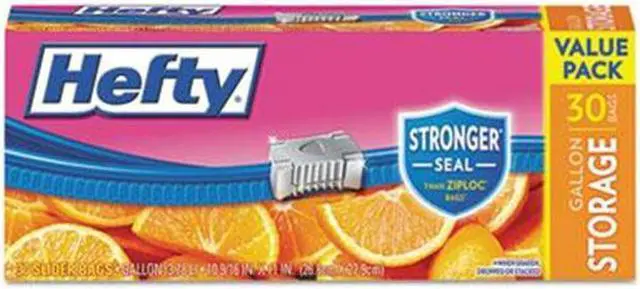 Alt view image 2 of 8 - Hefty Slider Bags PCTR81430