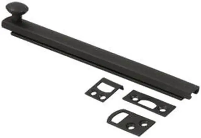 Main image of Deltana 6SBCS10B 6 in. Heavy Duty Surface Bolt with Concealed Screw, Oil Rubbed Bronze - Solid