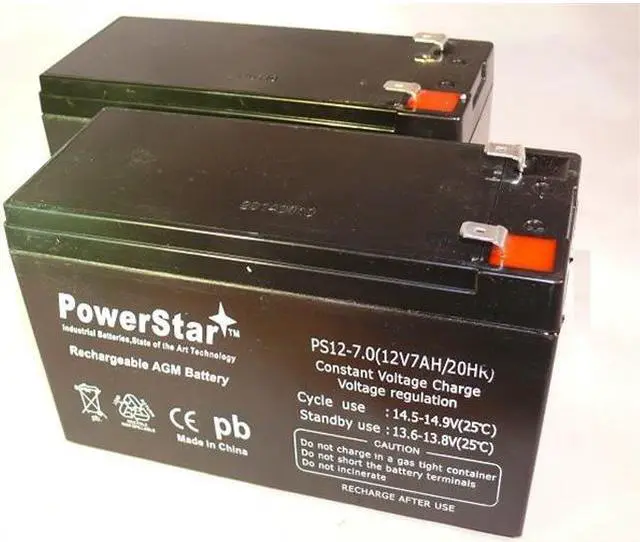 Alt view image 2 of 2 - BATTERY,12V,7AH,RAZOR SCOOTER E300S, 2 EACH - US SELLER