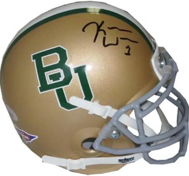 Main image of Kendall Wright signed Baylor Bears Authentic Schutt Mini Helmet- Wright Hologram