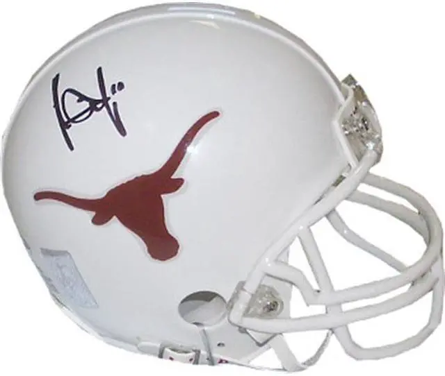Alt view image 2 of 2 - Vince Young signed Texas Longhorns Riddell Mini Helmet #10