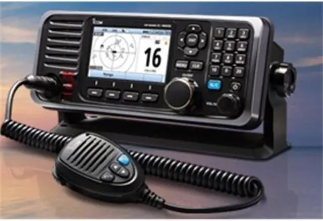 Main image of Icom M605 Fixed Mount 25W Vhf W/Color Display, Ais & Rear Mic Connector  Channels - Available = None ; Dsc Class = None