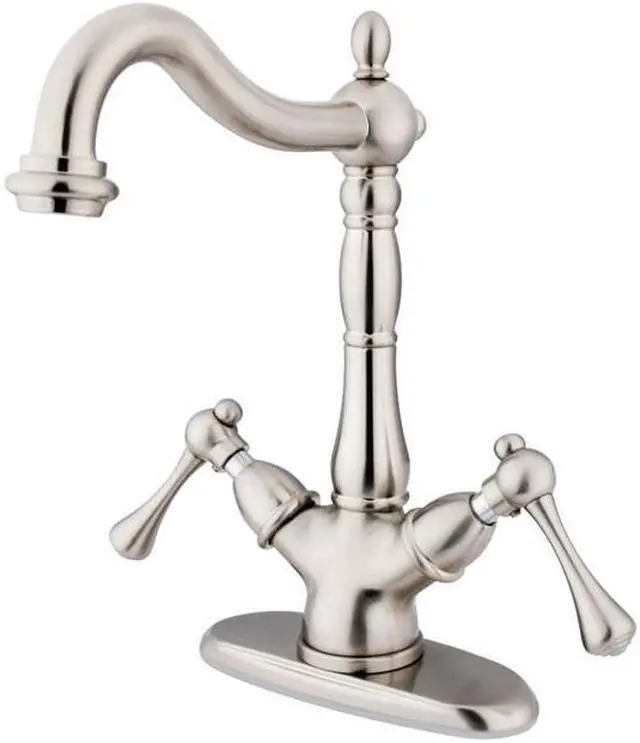 Alt view image 3 of 6 - Kingston Brass Vessel Sink Faucet Less Pop-Up Rod With 4 Inch Plate SN