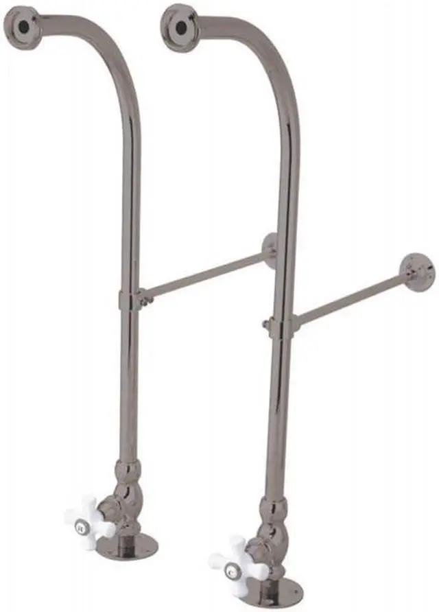 Alt view image 3 of 5 - Kingston Brass CC458CX Bath Supply Line, Satin Nickel