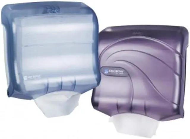 Alt view image 2 of 6 - San Jamar SJMT1750TBK C-Fold Towel Dispenser- 11-.50in.x6in.x11-.50in.- Black-Pearl