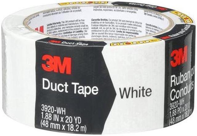 3M™ Duct Tape 1020-WHT-A, White, 1.88 in x 20 yd