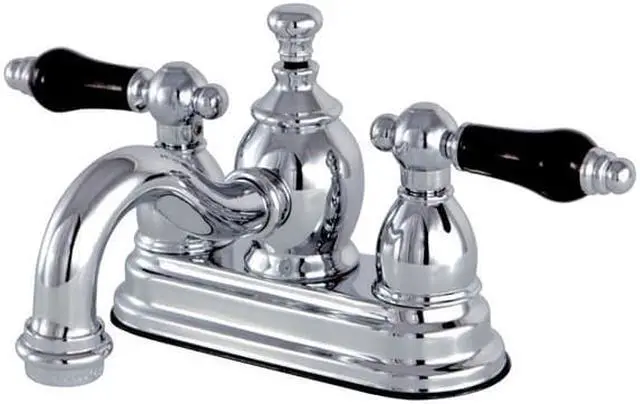 Main image of Kingston Brass KS7101PKL 4 in. Centerset Lavatory Faucet with Brass Pop-Up, Chrome