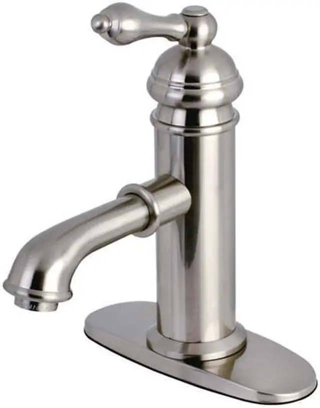 Main image of Kingston Brass KS7418ACL Single Handle Lavatory Faucet, Satin Nickel