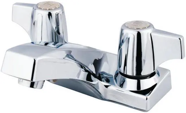 Main image of Kingston Brass GKB100LP Water Saving Columbia Centerset Lavatory Faucet with Canopy Handles, Chrome