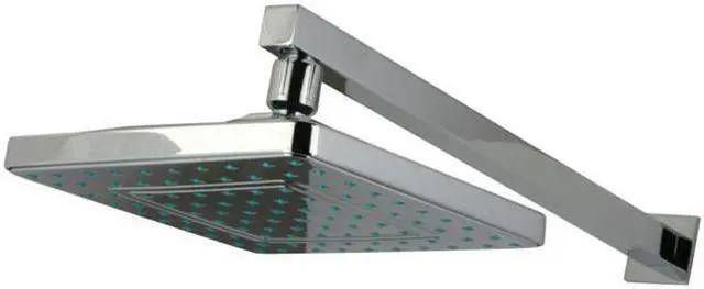 Main image of Kingston Brass KX4641CK 8 in. Rainfall Square Showerhead with Shower Arm, 16 in. - Chrome