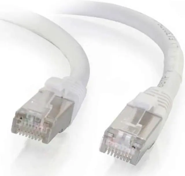 Main image of Cables To Go 00917 4 ft. Cat6 Snagless Shielded-STP Ethernet Network Patch Cable - White