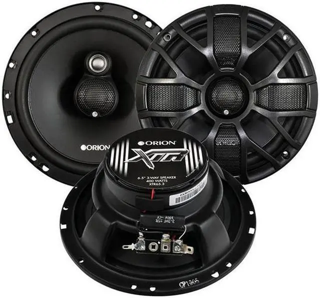 Alt view image 4 of 7 - Orion XTR65.3400W 6.5" 3-Way XTR Series Coaxial Car Speakers
