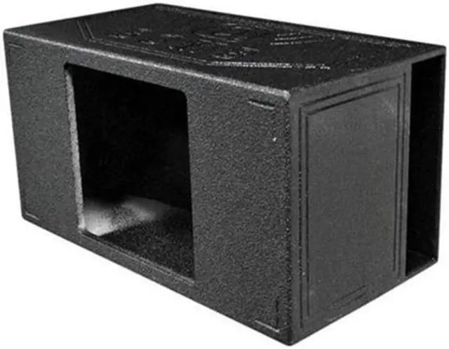 Alt view image 2 of 9 - QPower QBOMB15VL Single 15" Vented Ported Car Subwoofer Sub Box Enclosure QBOMB