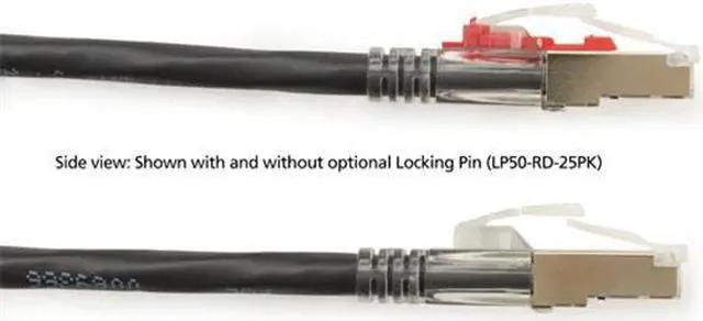 Main image of GigaTrue® 3 CAT6 250-MHz Lockable, Shielded, Stranded, Backbone PVC Cable (Sc/FTP), 10-ft. (3.0-m), Black