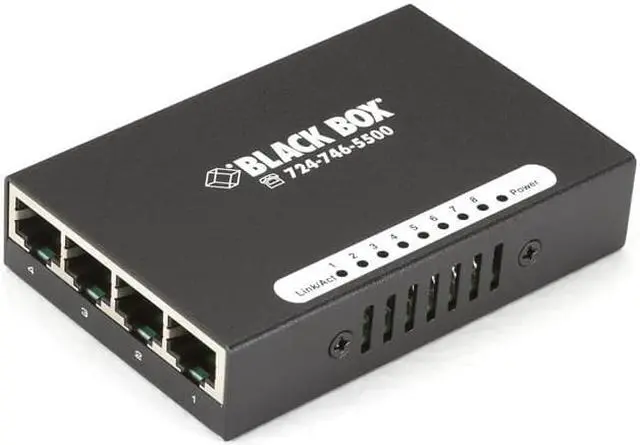 Alt view image 2 of 9 - Black Box USB-Powered 10/100 8-Port Switch