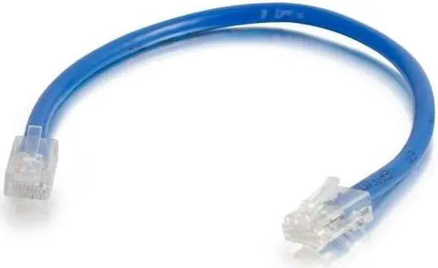 Alt view image 7 of 12 - C2G 04097 Cat6 Cable - Non-Booted Unshielded Ethernet Network Patch Cable, Blue (15 Feet, 4.57 Meters)