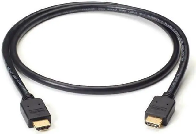 Alt view image 2 of 14 - Black Box Premium High-Speed HDMI Cable with Ethernet, Male/Male, 1-m (3.2-ft.)