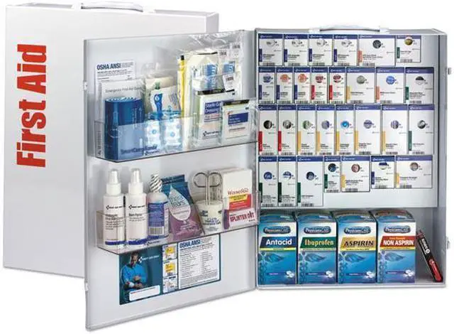 Alt view image 3 of 9 - First Aid Only 90732 Ansi 2015 Compliant Industrial First Aid Kit For 150 People, 925 Pieces