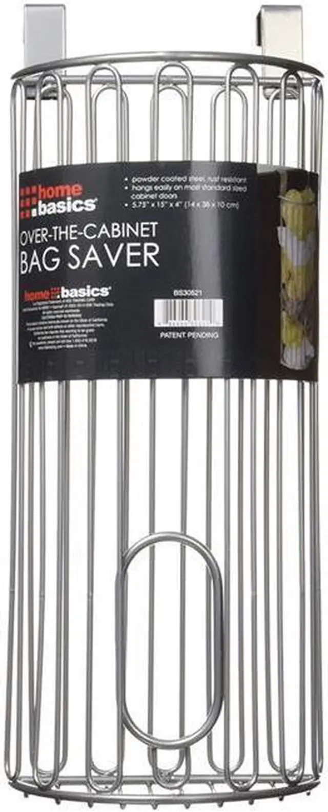 Main image of Home Basics BS30621 Over the Cabinet Basket Bag Organizer