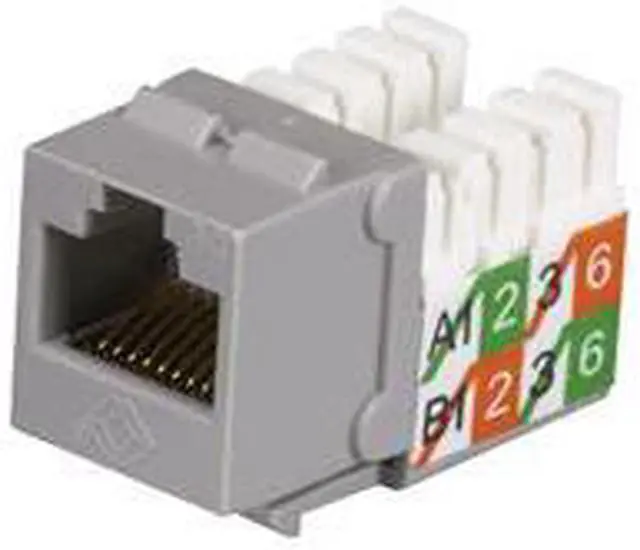 Alt view image 2 of 4 - GIGABASE2 CAT5E JACK, UNIVERSAL WIRING,