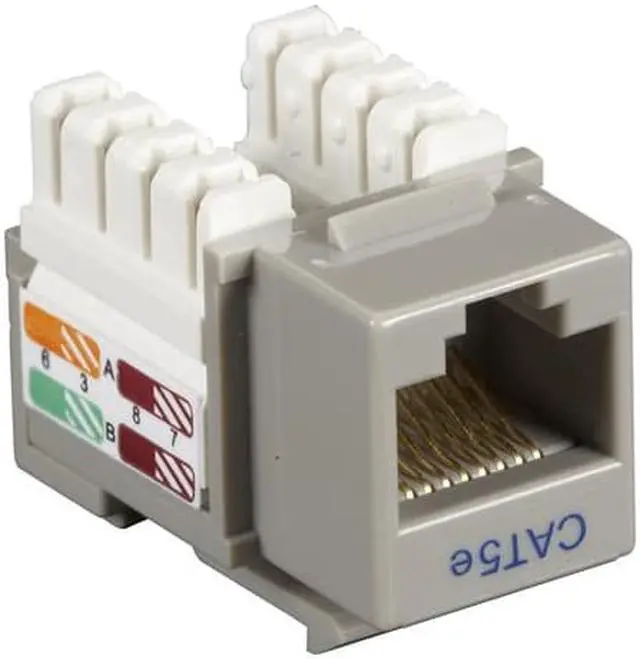 Alt view image 4 of 6 - CAT5e Value Line Keystone Jack, Gray