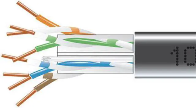 Main image of Black Box EYN881B-PB-1000 CAT6 550-MHz Solid Bulk Cable - Unshielded, Plenum, Black, 1000 ft. Pull Box