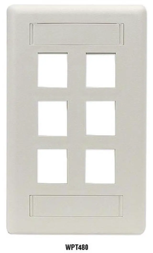 Alt view image 2 of 6 - BLACK BOX CORPORATION GIGASTATION2 WALLPLATE SGNG 6