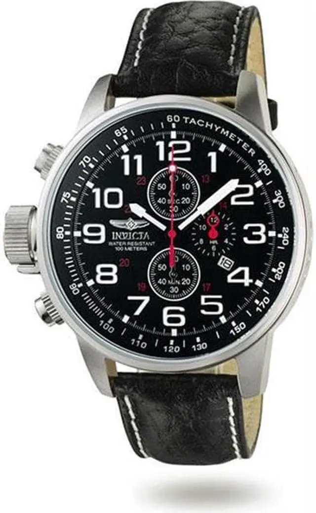 Alt view image 16 of 19 - Invicta  I-Force 2770  Leather Chronograph  Watch