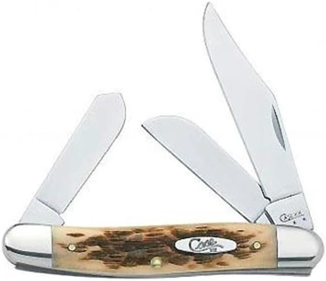 Alt view image 5 of 6 - Case 6347 SS Amber Stockman Knife