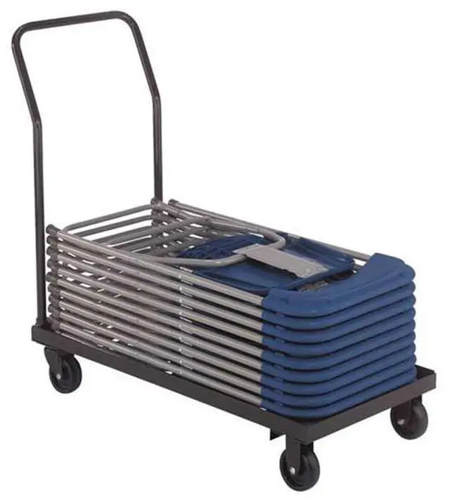 Alt view image 6 of 16 - NPS DY700800 Dolly For 800 Series Chairs - 1,100 lb Capacity - 40" x 19" x 35" - Brown