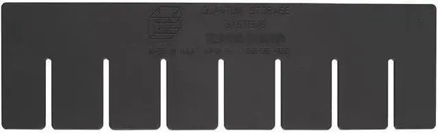 Alt view image 2 of 3 - QUANTUM STORAGE SYSTEMS DL93030CO Plastic Divider, Black, 22 1/2 in L, 17 1/2