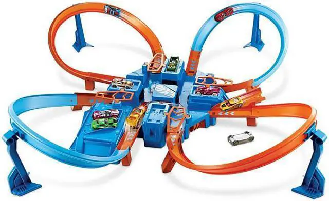 Alt view image 2 of 8 - Mattel DTN42 Hot Wheels Criss Cross Crash Track Set