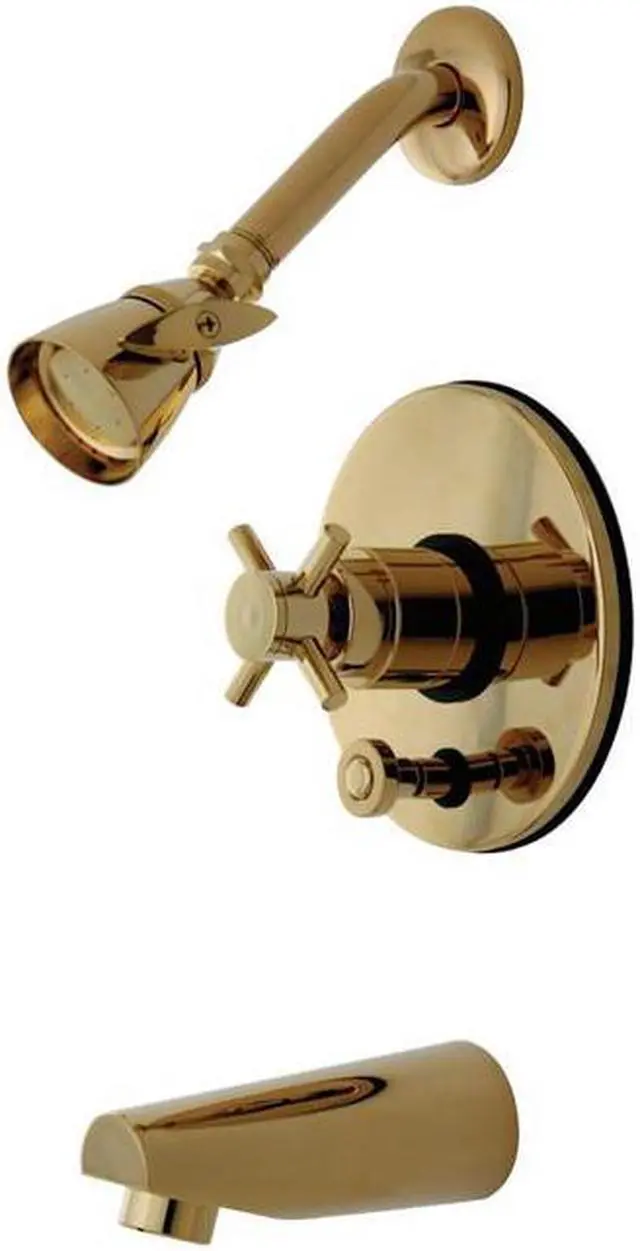 Alt view image 2 of 4 - Kingston Brass  KB86920DX Concord Single Handle Tub & Shower Set