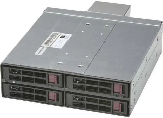 Alt view image 4 of 7 - SuperMicro CSE-M14TQC Mobile Rack - 4x 2.5" Hot-swap SAS3/SATA3 HDDs