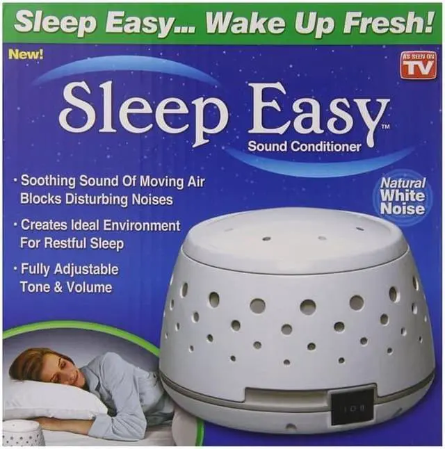 Alt view image 7 of 7 - Ontel 1000151 Sleep Easy Sound Conditioner - White