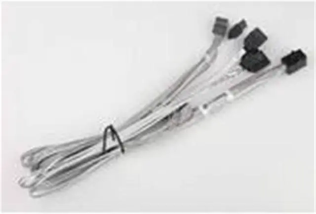 Alt view image 2 of 9 - Supermicro CBL-SAST-0591 75cm Cross-over Mini SAS HD to 4x SATA Cable w/ SB