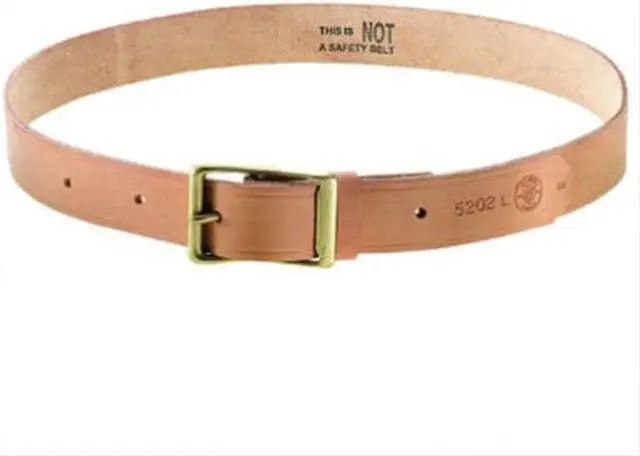 Alt view image 3 of 5 - Klein Tools 409-5202L 55204 Large Leather Belt