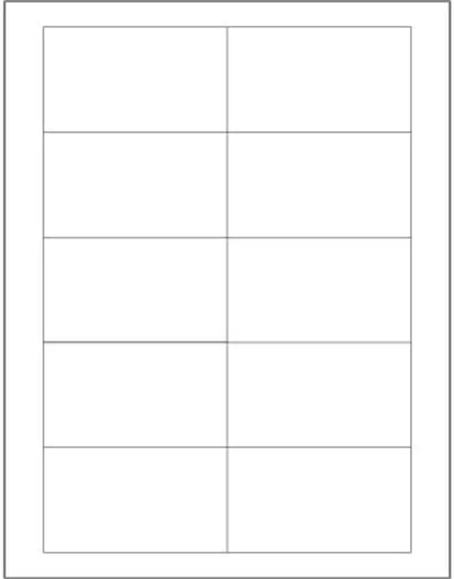 Main image of Tape Logic LL118 3.5 x 2 in. White Rectangle Laser Labels - Pack of 1000
