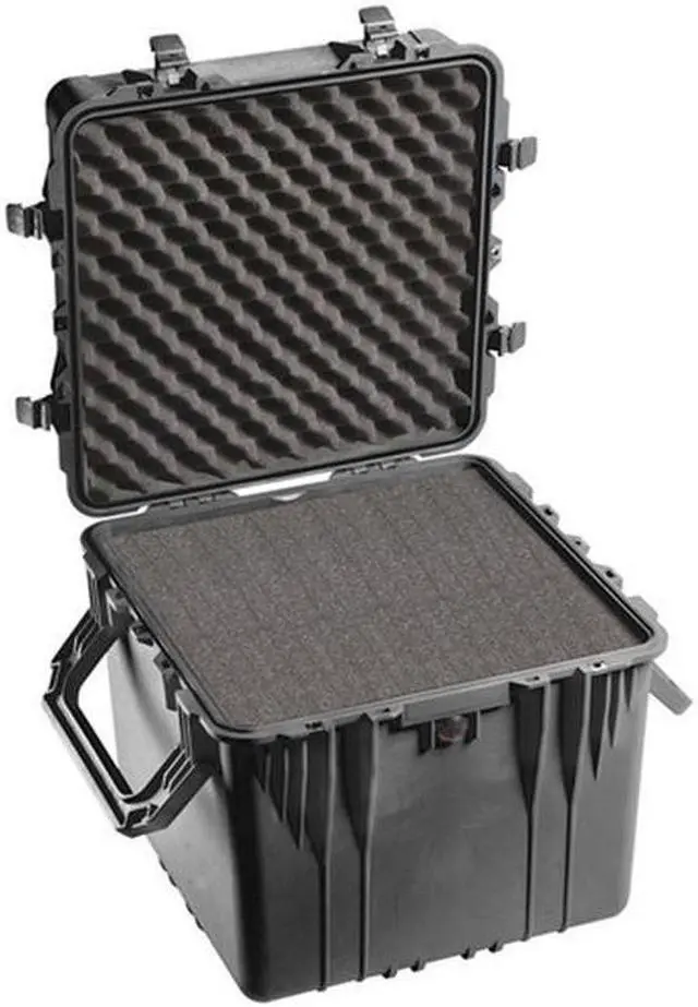 Alt view image 4 of 11 - PELICAN 0350-000-110 Black 0350 20" Cube Case with Foam