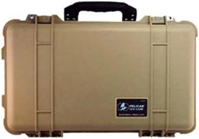 Alt view image 7 of 17 - Pelican 1510 Carry-On Case w/Foam - Tan