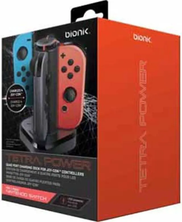 Alt view image 6 of 10 - Dreamgear BNK-9019 Switch Tetra Quad-Port Dock