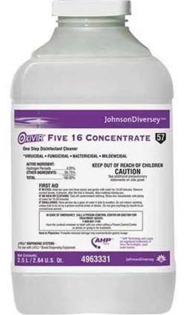 Alt view image 3 of 4 - DIVERSEY 4963331 Cleaner and Disinfectant,PK2