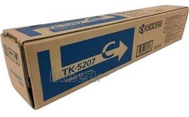 Kyocera TK-5207C Original Laser Toner Cartridge - Cyan - 1 Each - 12000 Pages