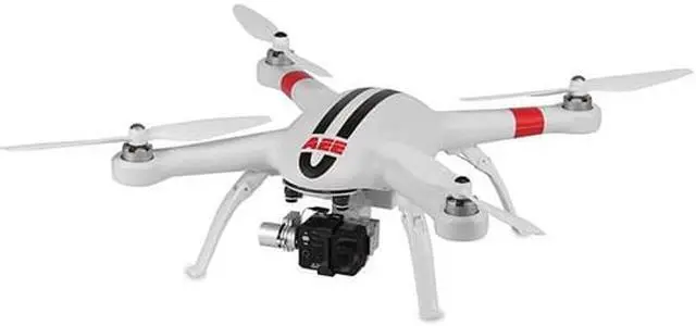 Alt view image 11 of 11 - AEE Technology HD Recording Ready-to-fly Hobby RC Quadcopter & Multirotor White with Black Stripes (AP11 Pro)