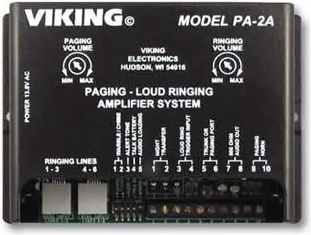 Alt view image 6 of 12 - Viking Paging and Loud Ringer