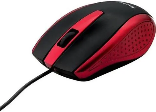 Alt view image 5 of 20 - Verbatim Mouse Optical Corded f/PCs & Macs Red/Black 99742