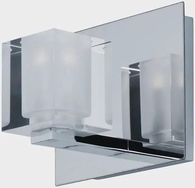 Main image of ET2 E32031-18PC Blocs LED 6 in. Polished Chrome Vanity Wall Light