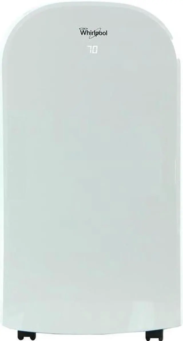 Alt view image 2 of 2 - Whirlpool 14,000 BTU Dual-Exhaust Portable Air Conditioner with Remote Control in White